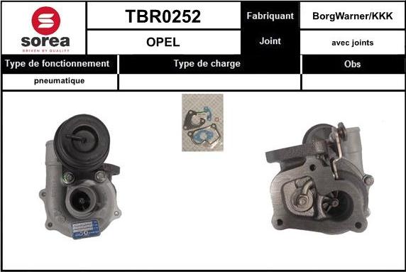 EAI TBR0252 - Turbocompresseur, suralimentation cwaw.fr