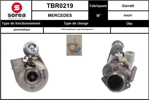 EAI TBR0219 - Turbocompresseur, suralimentation cwaw.fr