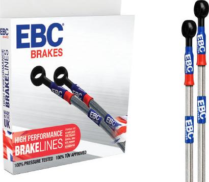 EBC Brakes BLA1169-4L - Kit de flexibles de frein de haute performance cwaw.fr