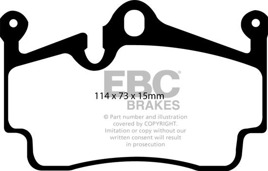 EBC Brakes DP91920 - Kit de plaquettes de frein, frein à disque cwaw.fr