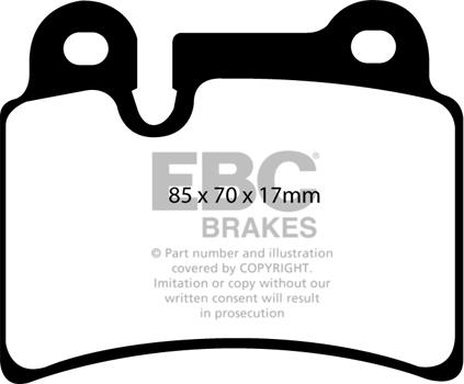 EBC Brakes DP41944R - Kit de plaquettes de frein, frein à disque cwaw.fr