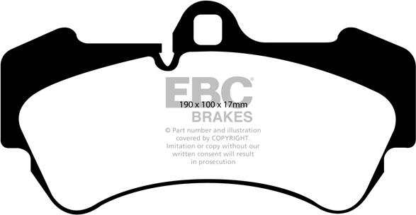 EBC Brakes DP41521R - Kit de plaquettes de frein, frein à disque cwaw.fr