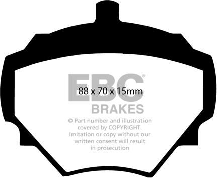 EBC Brakes DP4294R - Kit de plaquettes de frein, frein à disque cwaw.fr