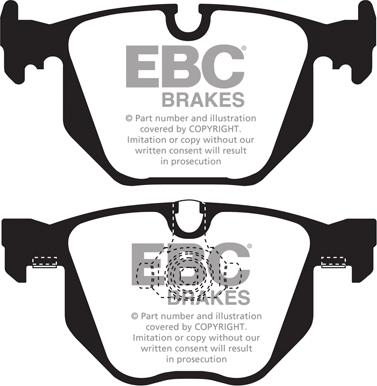 EBC Brakes DP1450 - Kit de plaquettes de frein, frein à disque cwaw.fr