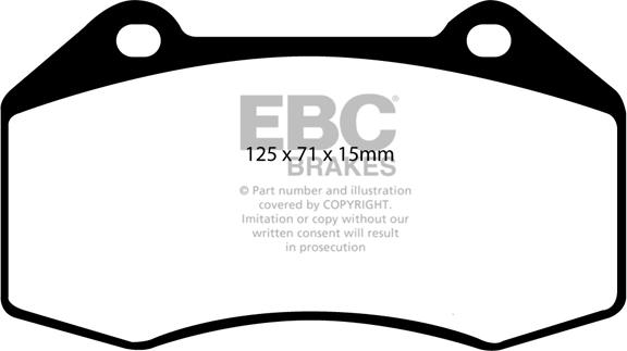 EBC Brakes DP31539C - Kit de plaquettes de frein, frein à disque cwaw.fr