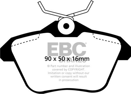 EBC Brakes DP1096 - Kit de plaquettes de frein, frein à disque cwaw.fr