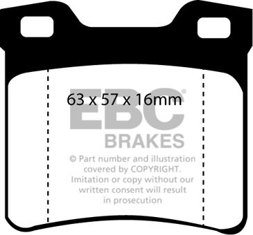 EBC Brakes DP41048R - Kit de plaquettes de frein, frein à disque cwaw.fr