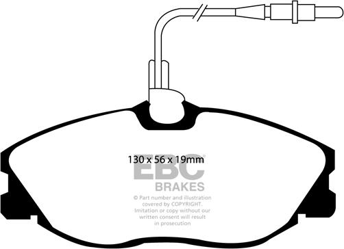 EBC Brakes DP1047 - Kit de plaquettes de frein, frein à disque cwaw.fr