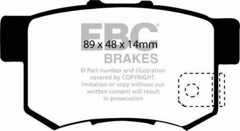 EBC Brakes DP91193 - Kit de plaquettes de frein, frein à disque cwaw.fr