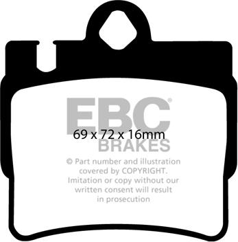 EBC Brakes DP21364 - Kit de plaquettes de frein, frein à disque cwaw.fr