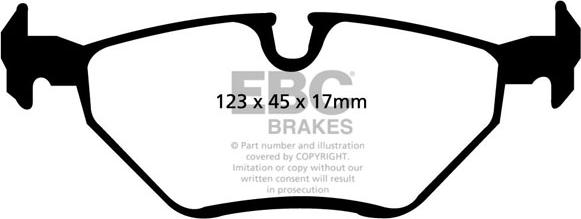 EBC Brakes DP1289 - Kit de plaquettes de frein, frein à disque cwaw.fr