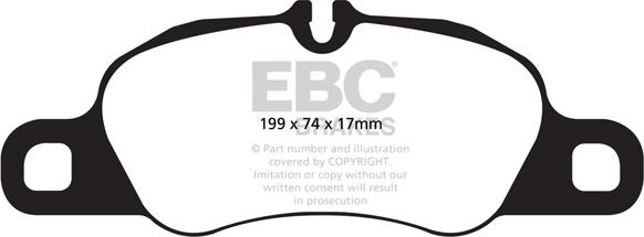 EBC Brakes DP32057C - Kit de plaquettes de frein, frein à disque cwaw.fr