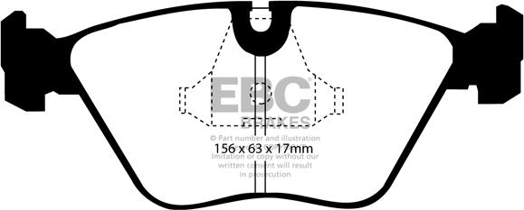 EBC Brakes DP2689/2 - Kit de plaquettes de frein, frein à disque cwaw.fr