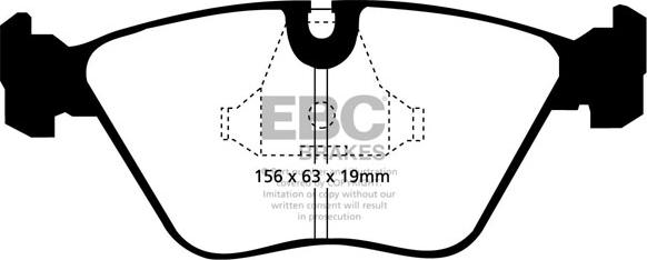 EBC Brakes DP2689 - Kit de plaquettes de frein, frein à disque cwaw.fr