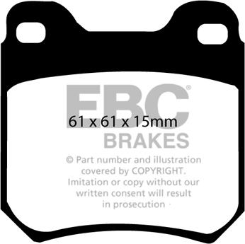 EBC Brakes DP2675 - Kit de plaquettes de frein, frein à disque cwaw.fr