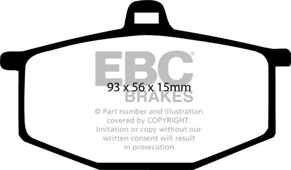 EBC Brakes DP284 - Kit de plaquettes de frein, frein à disque cwaw.fr