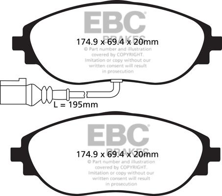 Klaxcar France 24285z - Kit de plaquettes de frein, frein à disque cwaw.fr