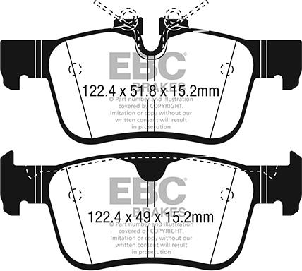 EBC Brakes DP22306 - Kit de plaquettes de frein, frein à disque cwaw.fr