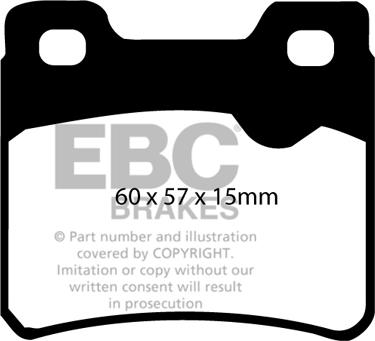 EBC Brakes DP2761 - Kit de plaquettes de frein, frein à disque cwaw.fr