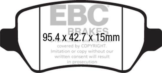 EBC Brakes DPX2233 - Kit de plaquettes de frein, frein à disque cwaw.fr