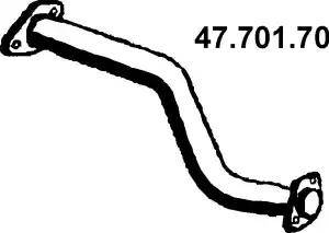 Eberspächer 47.701.70 - Tuyau d'échappement cwaw.fr