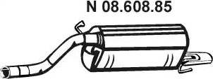Eberspächer 08.608.85 - Silencieux arrière cwaw.fr