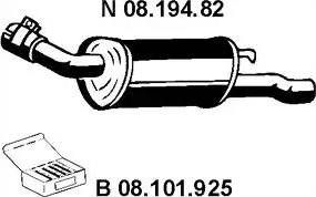 Eberspächer 08.194.82 - Silencieux arrière cwaw.fr