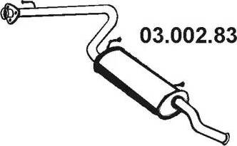 Eberspächer 03.002.83 - Silencieux arrière cwaw.fr