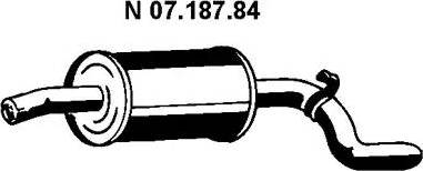 Eberspächer 07.187.84 - Silencieux arrière cwaw.fr