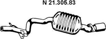 Eberspächer 21.305.83 - Silencieux arrière cwaw.fr