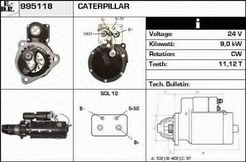 EDR 995118 - Démarreur cwaw.fr