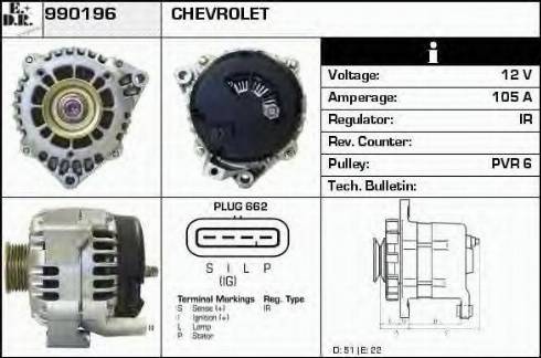 EDR 990196 - Alternateur cwaw.fr