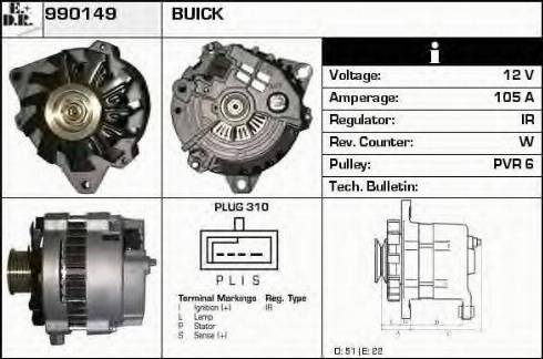 EDR 990149 - Alternateur cwaw.fr