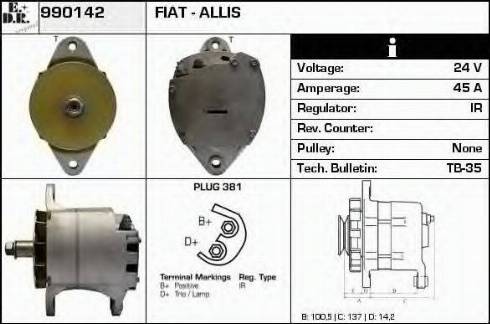 EDR 990142 - Alternateur cwaw.fr