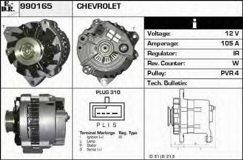 EDR 990165 - Alternateur cwaw.fr