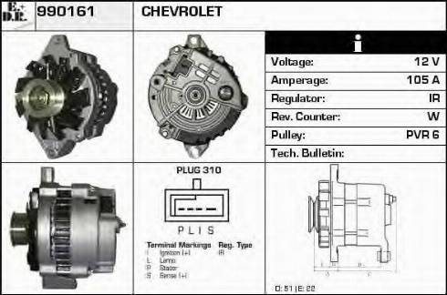 EDR 990161 - Alternateur cwaw.fr