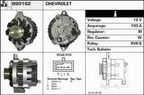 EDR 990162 - Alternateur cwaw.fr