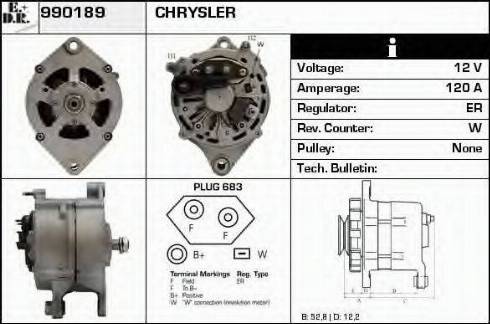 EDR 990189 - Alternateur cwaw.fr