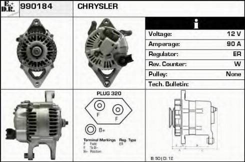 EDR 990184 - Alternateur cwaw.fr