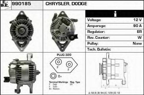 EDR 990185 - Alternateur cwaw.fr