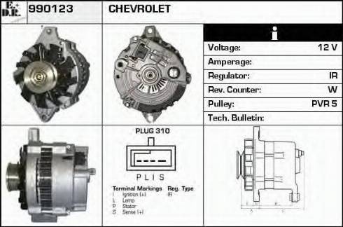 EDR 990123 - Alternateur cwaw.fr