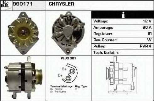 EDR 990171 - Alternateur cwaw.fr