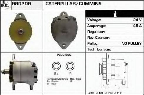 EDR 990209 - Alternateur cwaw.fr