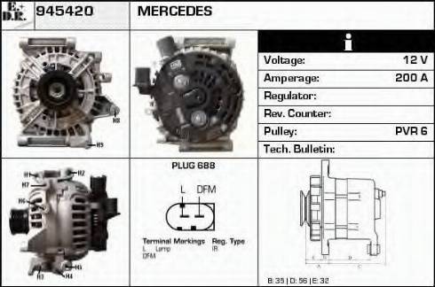 EDR 945420 - Alternateur cwaw.fr