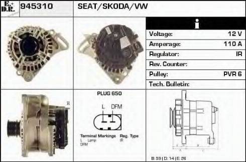 EDR 945310 - Alternateur cwaw.fr