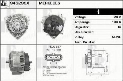 EDR 945290X - Alternateur cwaw.fr