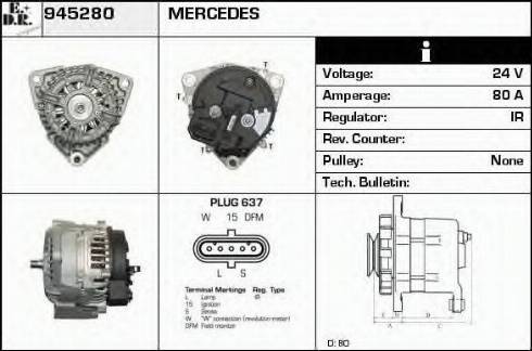 EDR 945280 - Alternateur cwaw.fr