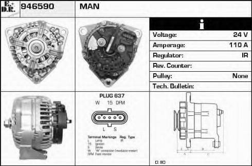 EDR 946590 - Alternateur cwaw.fr