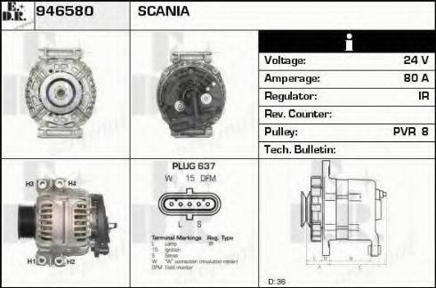 EDR 946580 - Alternateur cwaw.fr