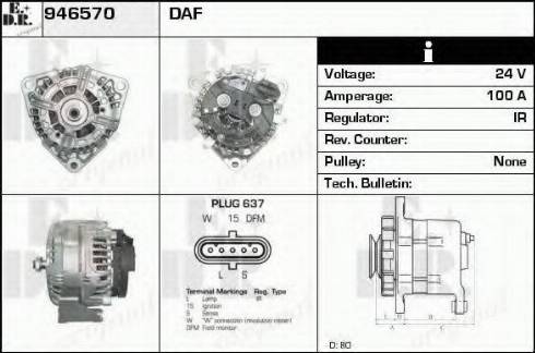 EDR 946570 - Alternateur cwaw.fr